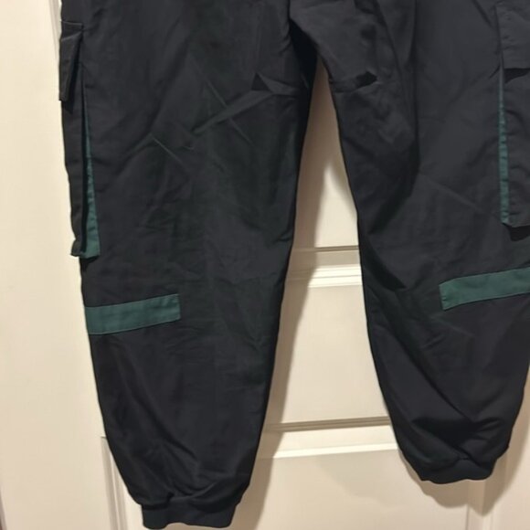 Shein womens pull on parachute Cargo utility Pants elastic pockets galore size S - Picture 7 of 13
